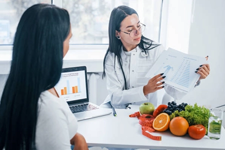 Doctor Identifies Root Causes of Health Problems, Chennai The doctor identifies root causes of a patient's issues, focusing on hormones, gut and inflammation